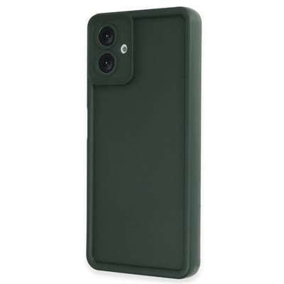 Mey İthalat®  Samsung Galaxy A06 Kılıf Viera Silikon - Koyu Yeşil
