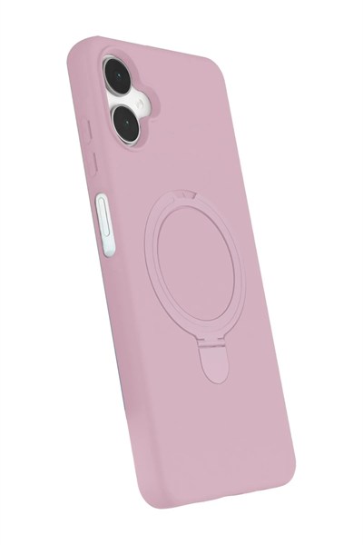 Mey İthalat®  Samsung Galaxy A06 Regal Magsafe Standlı Kapak - Açık Pembe