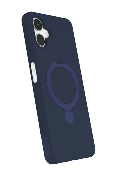 Mey İthalat®  Samsung Galaxy A06 Regal Magsafe Standlı Kapak - Lacivert