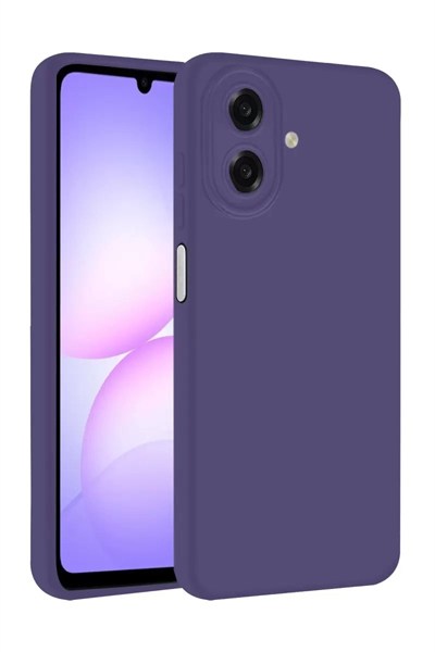 Mey İthalat®  Samsung Galaxy A07 4G First Silikon - Mürdüm