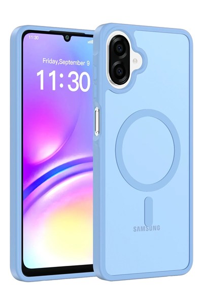 Mey İthalat®  Samsung Galaxy A07 4G Jota Magsafe Kapak - Açık Mavi