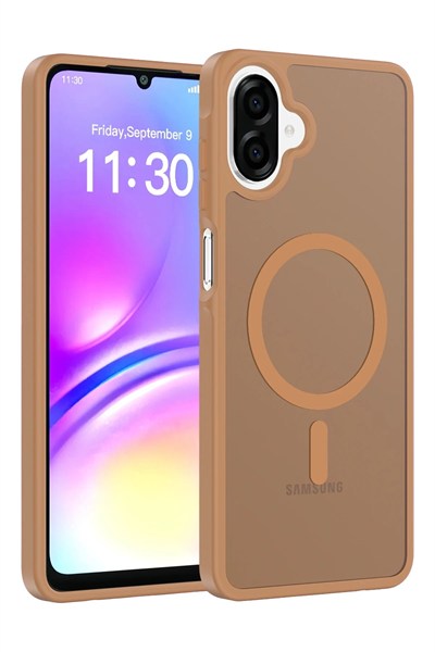 Mey İthalat®  Samsung Galaxy A07 4G Jota Magsafe Kapak - Çöl Titanyum