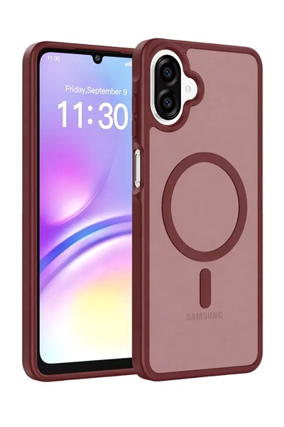 Mey İthalat®  Samsung Galaxy A07 4G Jota Magsafe Kapak - Bordo