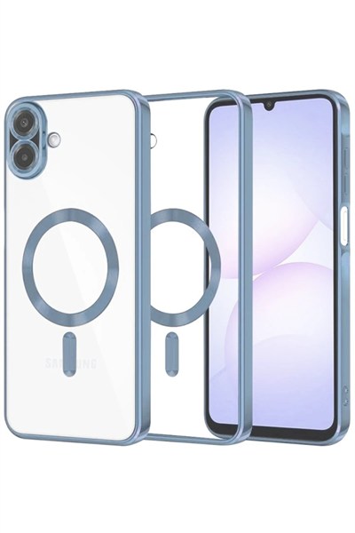Mey İthalat®  Samsung Galaxy A07 4G Kross Magneticsafe Kapak - Sierra Blue