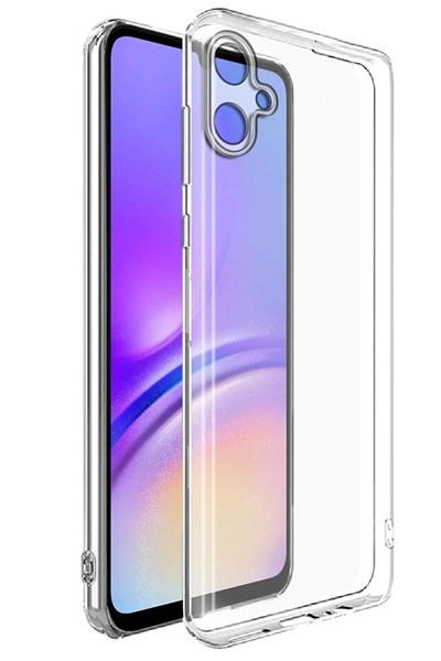Mey İthalat®  Samsung Galaxy A07 4G Lüx Şeffaf Silikon - Şeffaf
