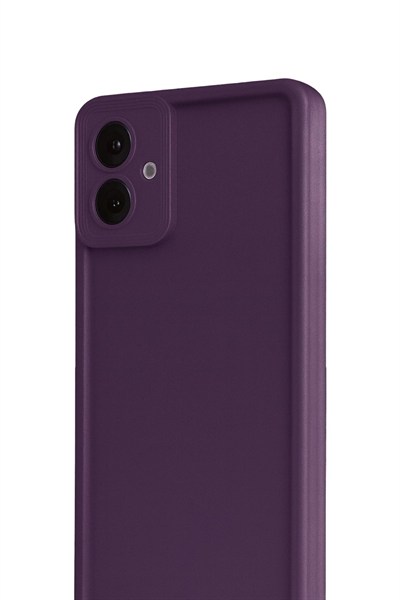 Mey İthalat®  Samsung Galaxy A07 4G Viera Silikon - Mürdüm