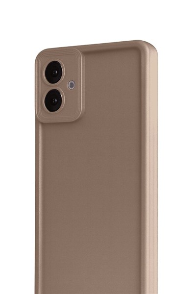 Mey İthalat®  Samsung Galaxy A07 4G Viera Silikon - Kahverengi