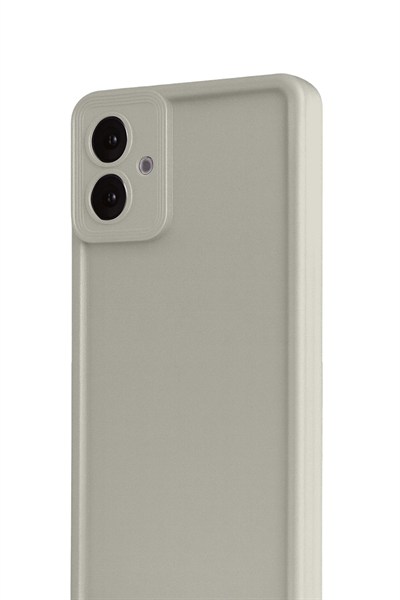Mey İthalat®  Samsung Galaxy A07 4G Viera Silikon - Krem