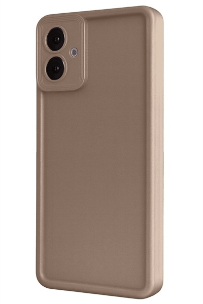 Mey İthalat®  Samsung Galaxy A07 4G Viera Silikon - Kahverengi