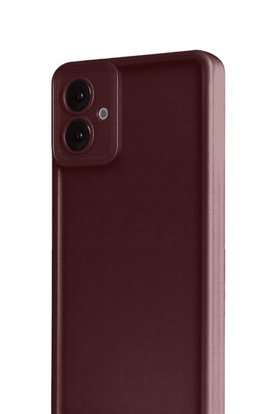 Mey İthalat®  Samsung Galaxy A07 4G Viera Silikon - Bordo