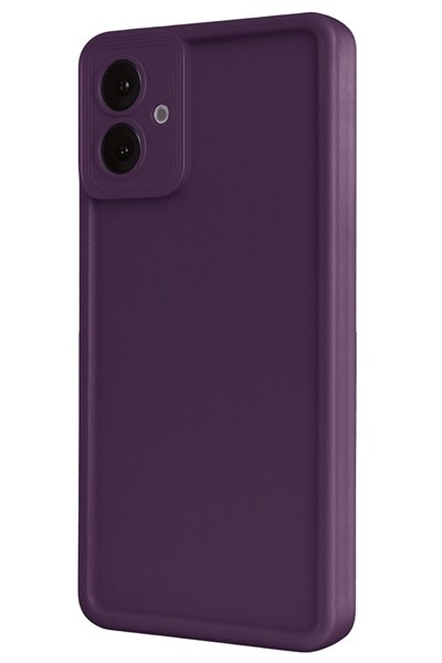 Mey İthalat®  Samsung Galaxy A07 4G Viera Silikon - Mürdüm