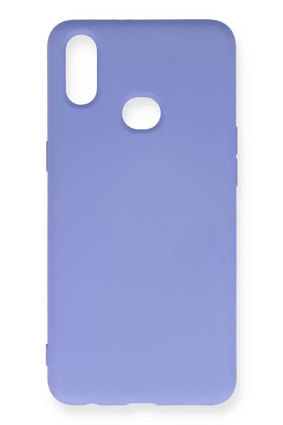 Mey İthalat®  Samsung Galaxy A10S Kılıf Nano içi Kadife Silikon - Lila