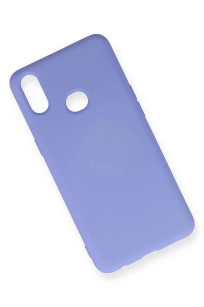 Mey İthalat®  Samsung Galaxy A10S Kılıf Nano içi Kadife Silikon - Lila