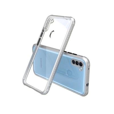 Mey İthalat®  Samsung Galaxy A11 Kılıf Miami Şeffaf Silikon - Şeffaf