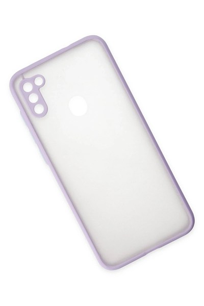 Mey İthalat®  Samsung Galaxy A11 Kılıf Montreal Silikon Kapak - Mor
