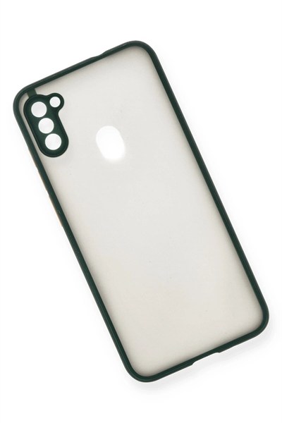 Mey İthalat®  Samsung Galaxy A11 Kılıf Montreal Silikon Kapak - Yeşil