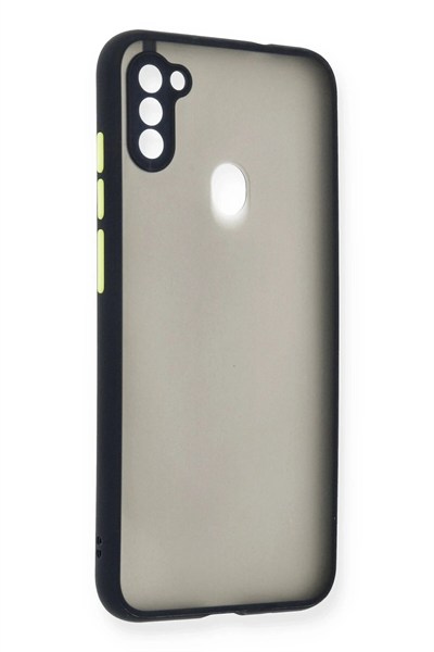 Mey İthalat®  Samsung Galaxy A11 Kılıf Montreal Silikon Kapak - Lacivert