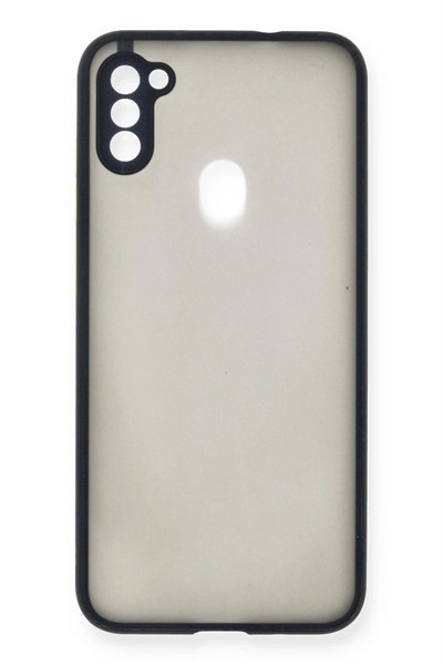 Mey İthalat®  Samsung Galaxy A11 Kılıf Montreal Silikon Kapak - Lacivert