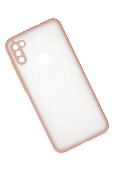 Mey İthalat®  Samsung Galaxy A11 Kılıf Montreal Silikon Kapak - Pembe