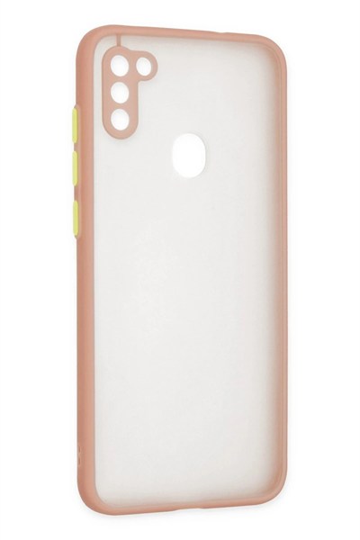 Mey İthalat®  Samsung Galaxy A11 Kılıf Montreal Silikon Kapak - Pembe