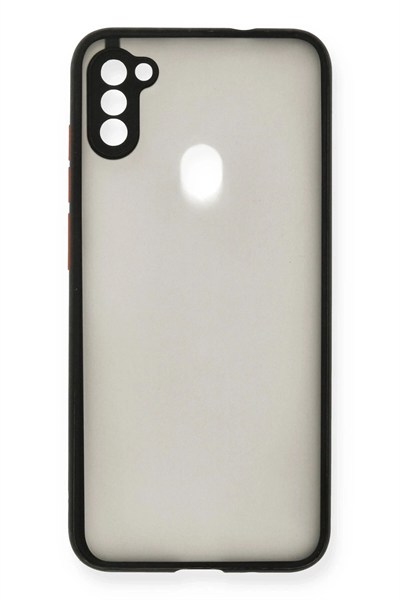 Mey İthalat®  Samsung Galaxy A11 Kılıf Montreal Silikon Kapak - Siyah
