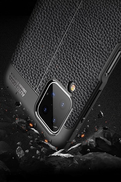 Mey İthalat®  Samsung Galaxy A12 Kılıf Auto Focus Kapak - Kırmızı