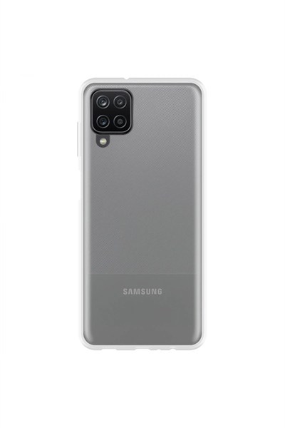Mey İthalat®  Samsung Galaxy A12 Kılıf Lüx Şeffaf Silikon