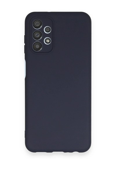 Mey İthalat®  Samsung Galaxy A13 4G Kılıf First Silikon - Lacivert