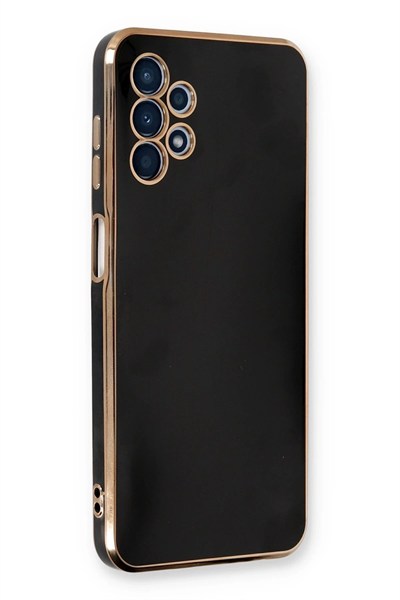 Mey İthalat®  Samsung Galaxy A13 4G Kılıf Volet Silikon - Siyah