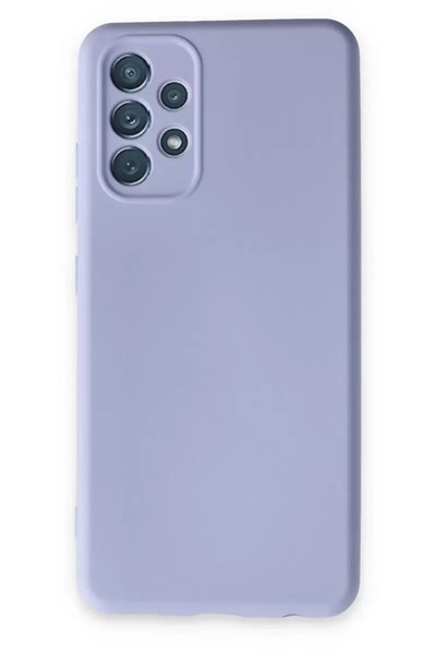 Mey İthalat®  Samsung Galaxy A13 4G Kılıf Nano içi Kadife Silikon - Lila