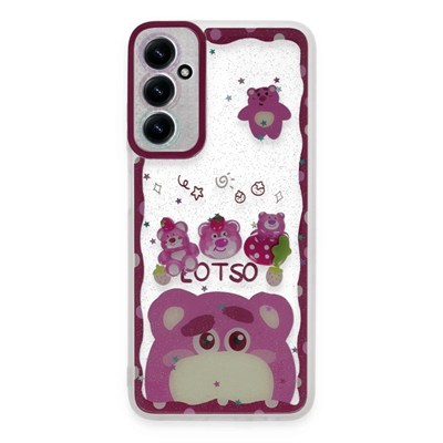 Mey İthalat®  Samsung Galaxy A14 4G Kılıf Sweet Desenli Silikon Kapak - Pembe