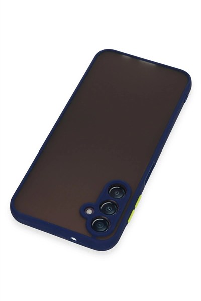 Mey İthalat®  Samsung Galaxy A14 4G Kılıf Montreal Silikon Kapak - Lacivert