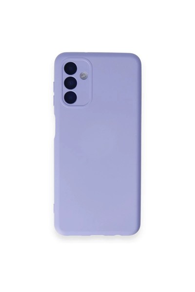 Mey İthalat®  Samsung Galaxy A14 4G Kılıf Nano içi Kadife Silikon - Lila