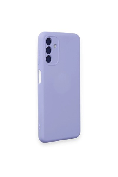 Mey İthalat®  Samsung Galaxy A14 4G Kılıf Nano içi Kadife Silikon - Lila
