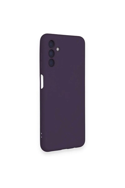 Mey İthalat®  Samsung Galaxy A14 4G Kılıf Nano içi Kadife Silikon - Mor