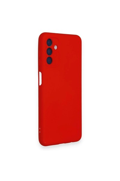 Mey İthalat®  Samsung Galaxy A14 4G Kılıf Nano içi Kadife Silikon - Kırmızı
