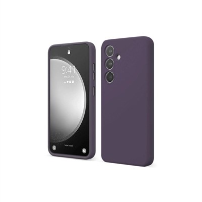 Mey İthalat®  Samsung Galaxy A14 4G Kılıf First Silikon - Mor