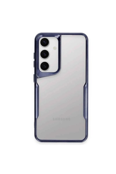 Mey İthalat®  Samsung Galaxy A14 4G Kılıf Boyi Silikon Kapak - Lacivert