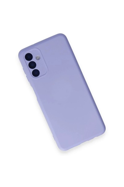 Mey İthalat®  Samsung Galaxy A14 4G Kılıf Nano içi Kadife Silikon - Lila