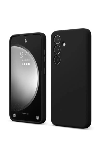 Mey İthalat®  Samsung Galaxy A14 4G Kılıf First Silikon - Siyah