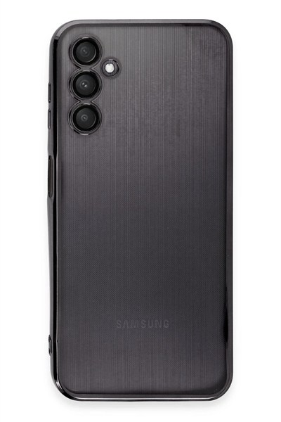 Mey İthalat®  Samsung Galaxy A14 4G Kılıf  Lensli Silikon - Siyah