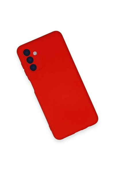 Mey İthalat®  Samsung Galaxy A14 4G Kılıf Nano içi Kadife Silikon - Kırmızı