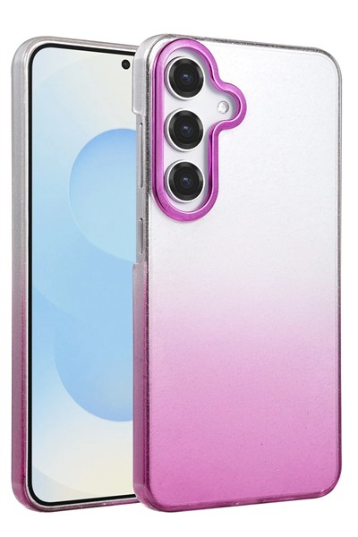 Mey İthalat®  Samsung Galaxy A15 4G Glossy Kapak - Mor