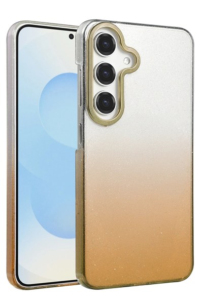 Mey İthalat®  Samsung Galaxy A15 4G Glossy Kapak - Çöl Titanyum