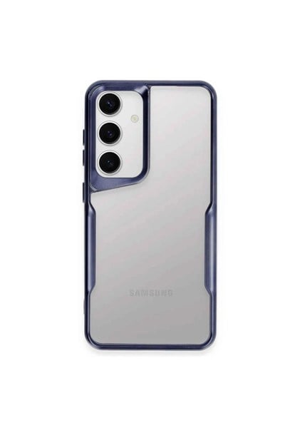 Mey İthalat®  Samsung Galaxy A15 4G Kılıf Boyi Silikon Kapak - Lacivert