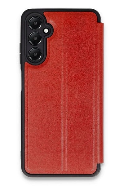 Mey İthalat®  Samsung Galaxy A15 4G Kılıf Flip Cover - Kırmızı