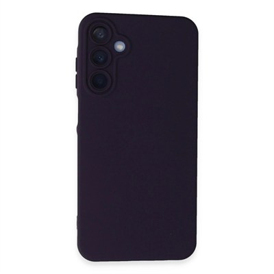 Mey İthalat®  Samsung Galaxy A15 4G Kılıf Nano içi Kadife Silikon - Mor