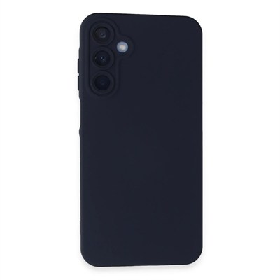 Mey İthalat®  Samsung Galaxy A15 4G Kılıf Nano içi Kadife Silikon - Lacivert