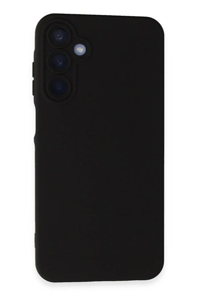 Mey İthalat®  Samsung Galaxy A15 4G Kılıf Nano içi Kadife Silikon - Siyah