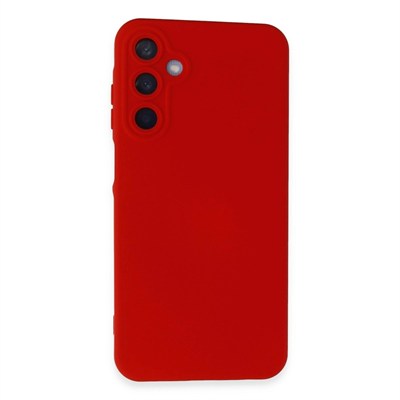 Mey İthalat®  Samsung Galaxy A15 4G Kılıf Nano içi Kadife Silikon - Kırmızı